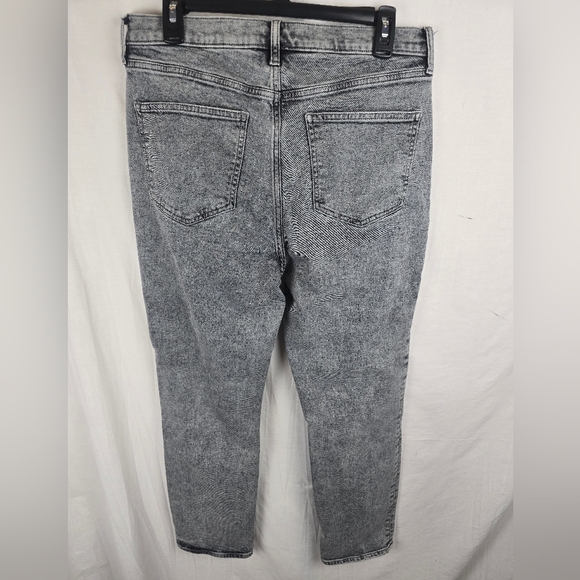 Gap Vintage Slim High Rise Gray Stonewashed Jeans Sz 31/12L - Picture 4 of 8